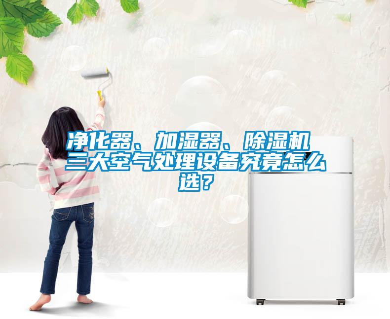 凈化器、加濕器、除濕機 三大空氣處理設備究竟怎么選？
