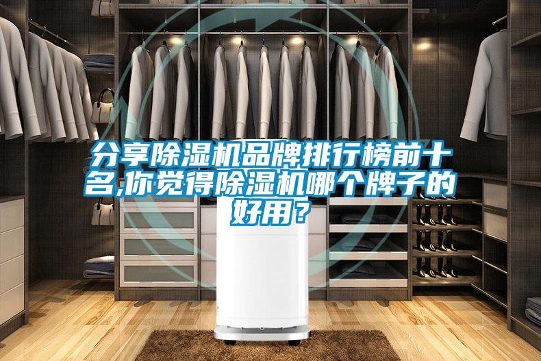 分享除濕機品牌排行榜前十名,你覺得除濕機哪個牌子的好用？