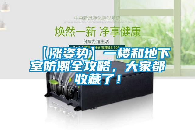 【漲姿勢】一樓和地下室防潮全攻略，大家都收藏了！