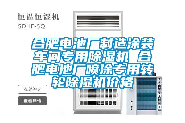 合肥電池廠制造涂裝車間專用除濕機(jī) 合肥電池廠噴涂專用轉(zhuǎn)輪除濕機(jī)價(jià)格