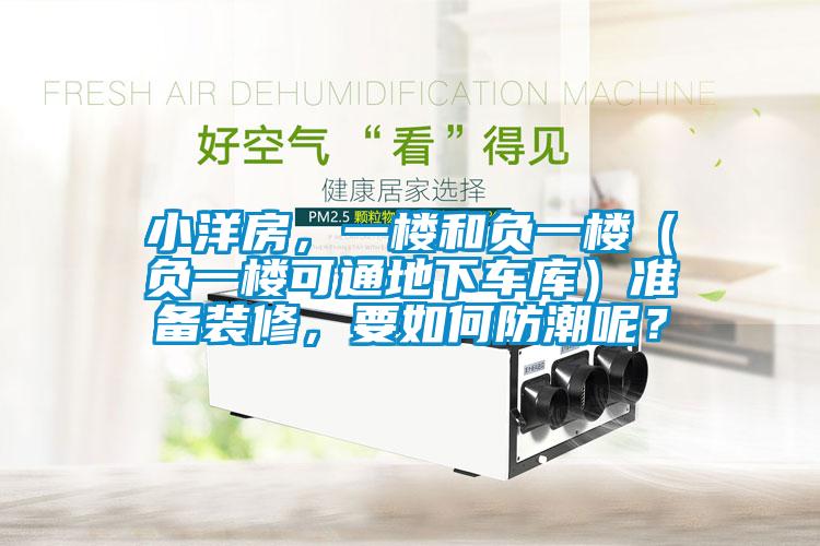 小洋房，一樓和負(fù)一樓（負(fù)一樓可通地下車庫）準(zhǔn)備裝修，要如何防潮呢？