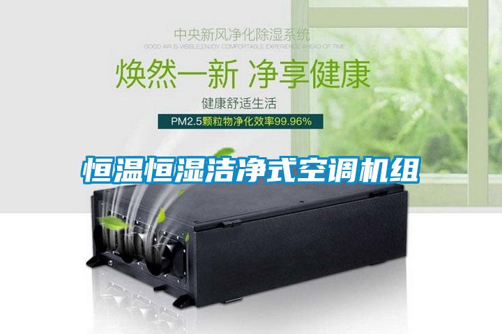 恒溫恒濕潔凈式空調(diào)機組