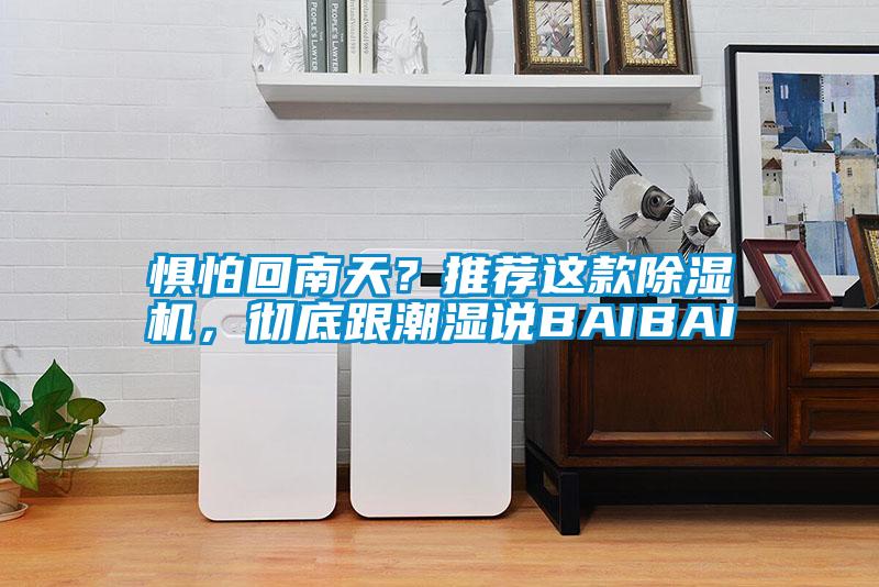 懼怕回南天？推薦這款除濕機(jī)，徹底跟潮濕說BAIBAI