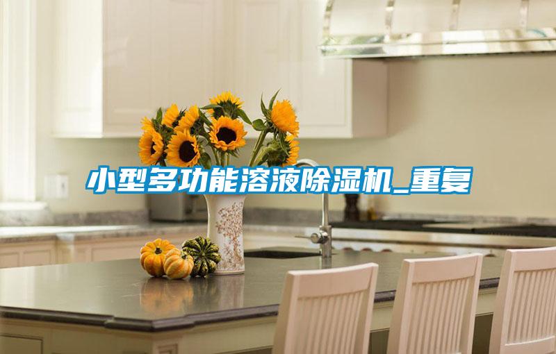 小型多功能溶液除濕機_重復(fù)