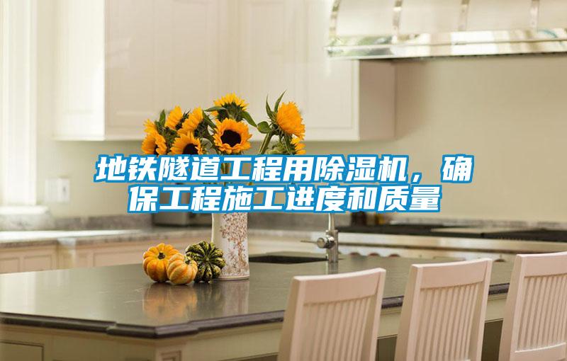 地鐵隧道工程用除濕機(jī)，確保工程施工進(jìn)度和質(zhì)量