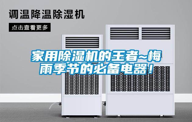 家用除濕機的王者~梅雨季節(jié)的必備電器！
