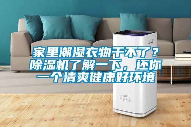 家里潮濕衣物干不了？除濕機(jī)了解一下，還你一個(gè)清爽健康好環(huán)境
