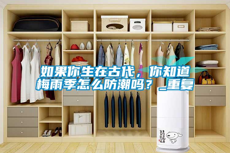 如果你生在古代，你知道梅雨季怎么防潮嗎？_重復
