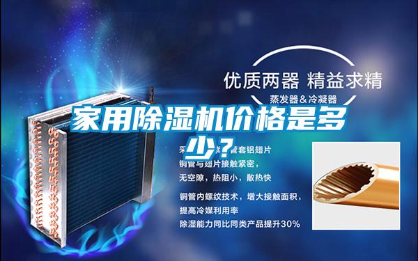 家用除濕機價格是多少？