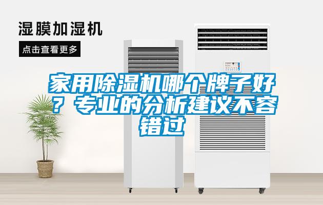 家用除濕機(jī)哪個(gè)牌子好？專業(yè)的分析建議不容錯(cuò)過