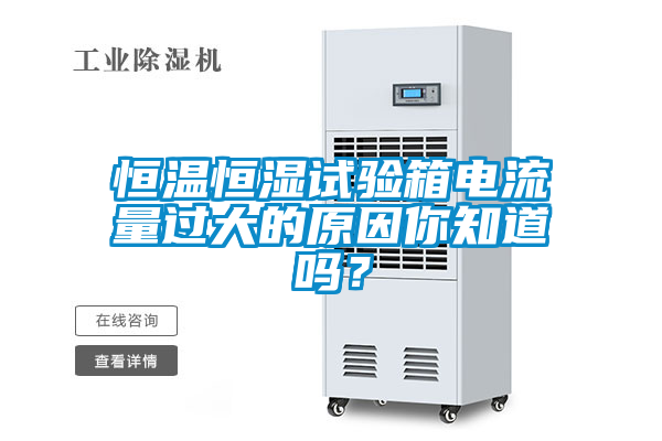 恒溫恒濕試驗(yàn)箱電流量過(guò)大的原因你知道嗎？