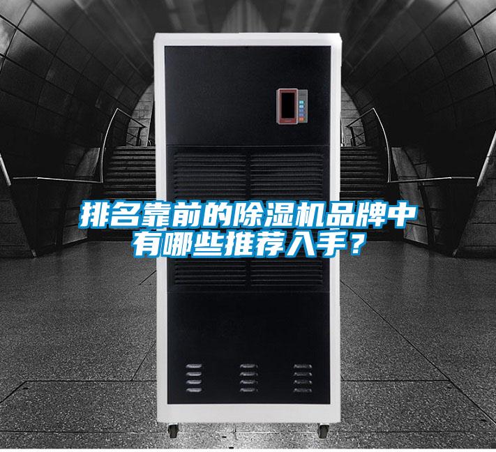排名靠前的除濕機品牌中有哪些推薦入手？