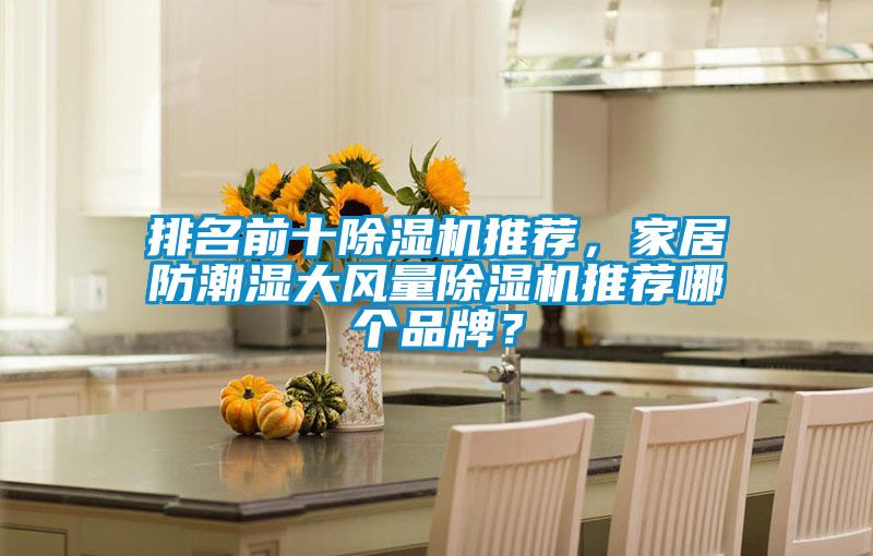 排名前十除濕機(jī)推薦，家居防潮濕大風(fēng)量除濕機(jī)推薦哪個品牌？