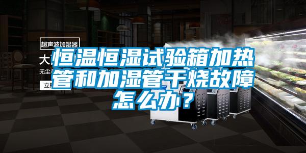 恒溫恒濕試驗(yàn)箱加熱管和加濕管干燒故障怎么辦？