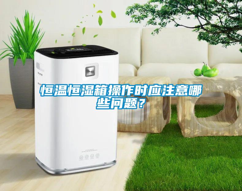 恒溫恒濕箱操作時(shí)應(yīng)注意哪些問題？