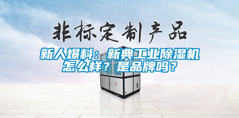 新人爆料：新典工業(yè)除濕機(jī)怎么樣？是品牌嗎？