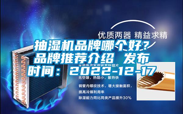 抽濕機(jī)品牌哪個(gè)好？品牌推薦介紹 發(fā)布時(shí)間：2022-12-17
