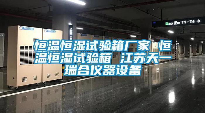 恒溫恒濕試驗箱廠家 恒溫恒濕試驗箱 江蘇天一瑞合儀器設(shè)備