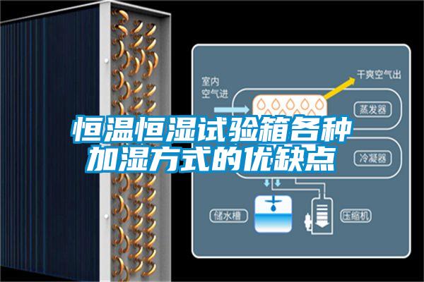 恒溫恒濕試驗箱各種加濕方式的優(yōu)缺點(diǎn)