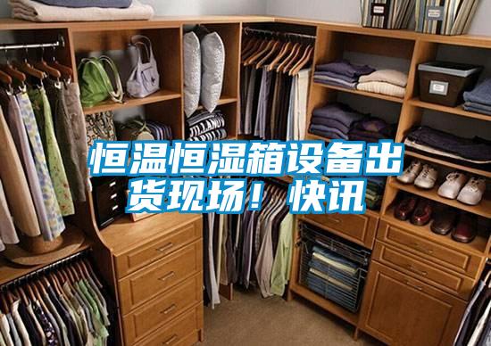 恒溫恒濕箱設備出貨現(xiàn)場！快訊