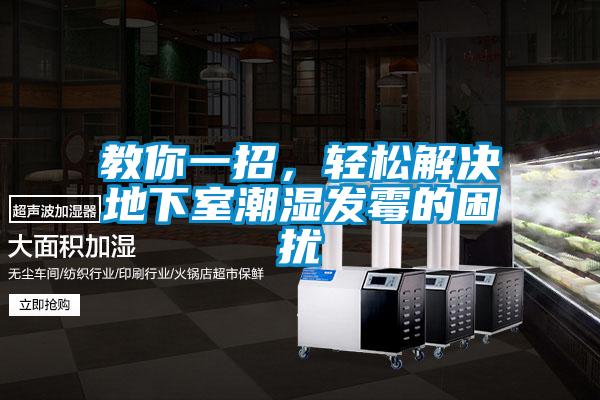 教你一招，輕松解決地下室潮濕發(fā)霉的困擾
