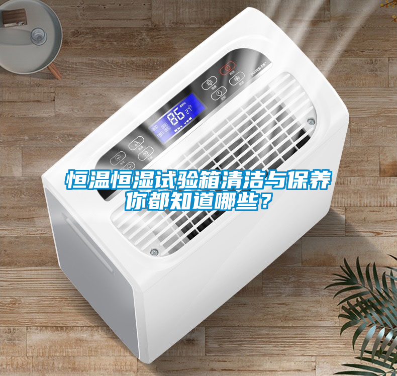 恒溫恒濕試驗(yàn)箱清潔與保養(yǎng)你都知道哪些？