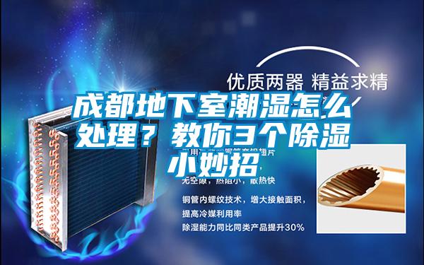 成都地下室潮濕怎么處理？教你3個除濕小妙招
