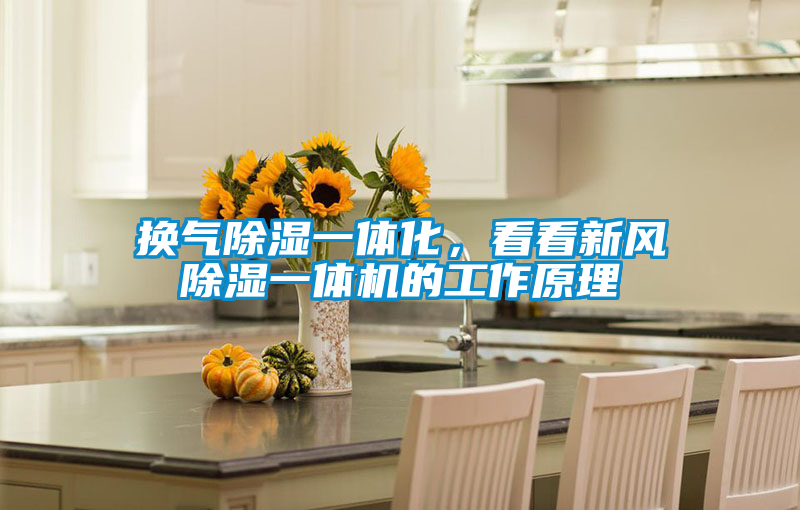 換氣除濕一體化，看看新風除濕一體機的工作原理