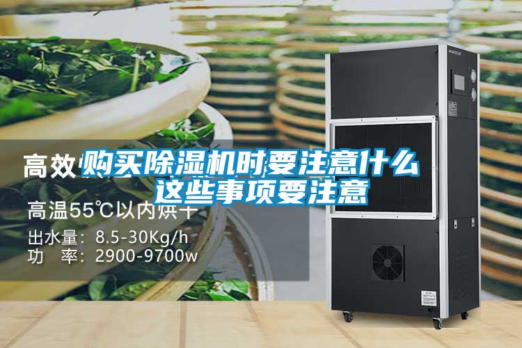 購買除濕機(jī)時(shí)要注意什么 這些事項(xiàng)要注意
