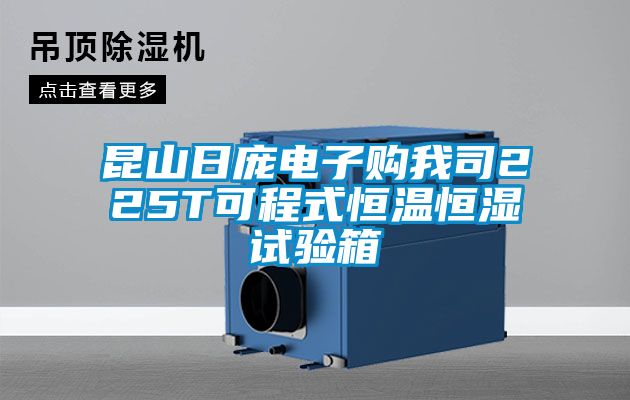 昆山日龐電子購(gòu)我司225T可程式恒溫恒濕試驗(yàn)箱