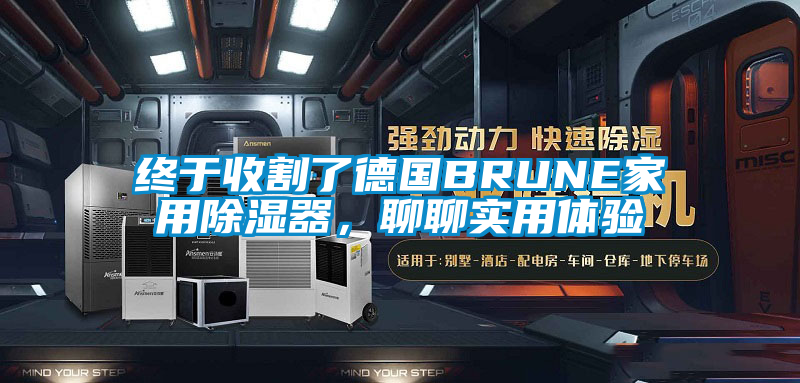 終于收割了德國BRUNE家用除濕器，聊聊實(shí)用體驗(yàn)