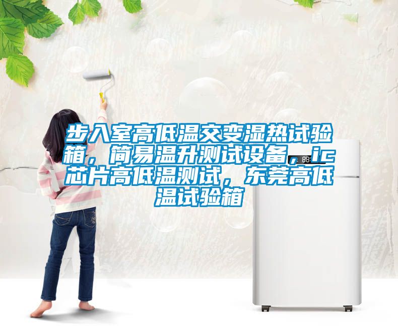 步入室高低溫交變濕熱試驗箱，簡易溫升測試設(shè)備，ic芯片高低溫測試，東莞高低溫試驗箱