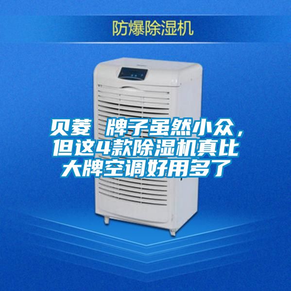 貝菱 牌子雖然小眾，但這4款除濕機真比大牌空調(diào)好用多了