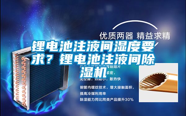 鋰電池注液間濕度要求？鋰電池注液間除濕機(jī)