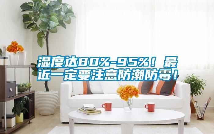 濕度達(dá)80%-95%！最近一定要注意防潮防霉！