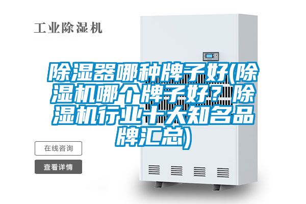 除濕器哪種牌子好(除濕機哪個牌子好？除濕機行業(yè)十大知名品牌匯總)
