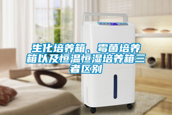 生化培養(yǎng)箱、霉菌培養(yǎng)箱以及恒溫恒濕培養(yǎng)箱三者區(qū)別