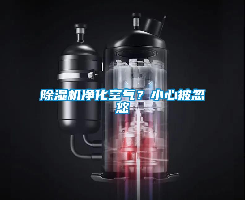 除濕機凈化空氣？小心被忽悠