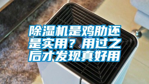 除濕機(jī)是雞肋還是實用？用過之后才發(fā)現(xiàn)真好用
