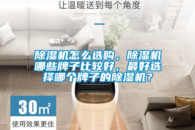 除濕機(jī)怎么選購(gòu)，除濕機(jī)哪些牌子比較好，最好選擇哪個(gè)牌子的除濕機(jī)？