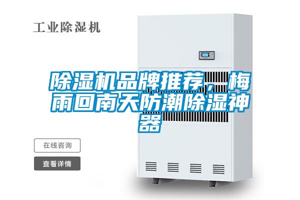 除濕機(jī)品牌推薦，梅雨回南天防潮除濕神器