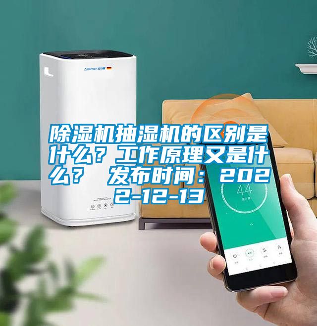 除濕機抽濕機的區(qū)別是什么？工作原理又是什么？ 發(fā)布時間：2022-12-13