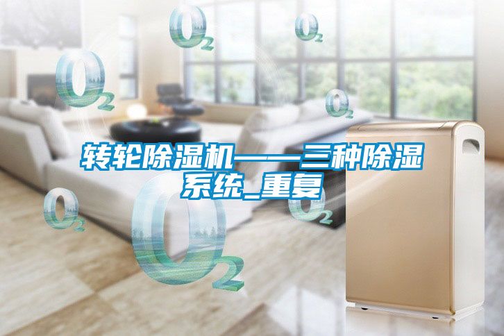 轉(zhuǎn)輪除濕機——三種除濕系統(tǒng)_重復