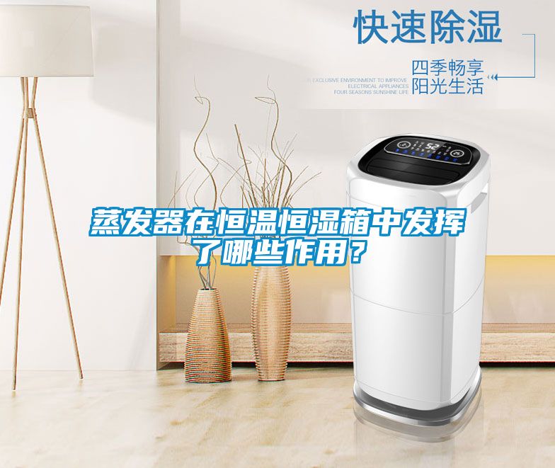 蒸發(fā)器在恒溫恒濕箱中發(fā)揮了哪些作用？