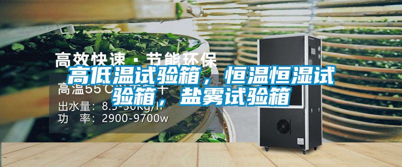 高低溫試驗箱，恒溫恒濕試驗箱，鹽霧試驗箱
