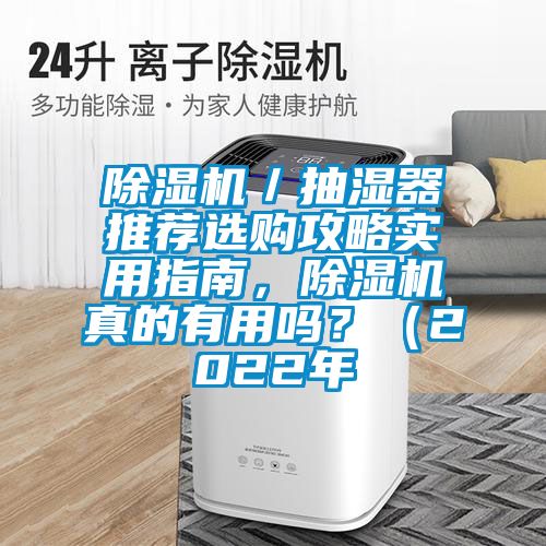 除濕機／抽濕器推薦選購攻略實用指南，除濕機真的有用嗎？（2022年