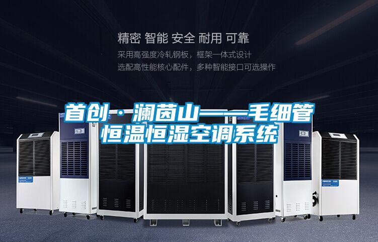 首創(chuàng)·瀾茵山——毛細管恒溫恒濕空調系統(tǒng)