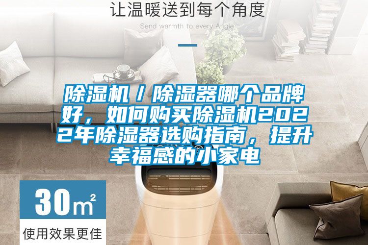 除濕機／除濕器哪個品牌好，如何購買除濕機2022年除濕器選購指南，提升幸福感的小家電