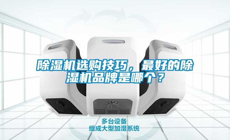 除濕機(jī)選購技巧，最好的除濕機(jī)品牌是哪個？