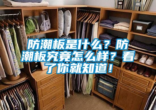 防潮板是什么？防潮板究竟怎么樣？看了你就知道！